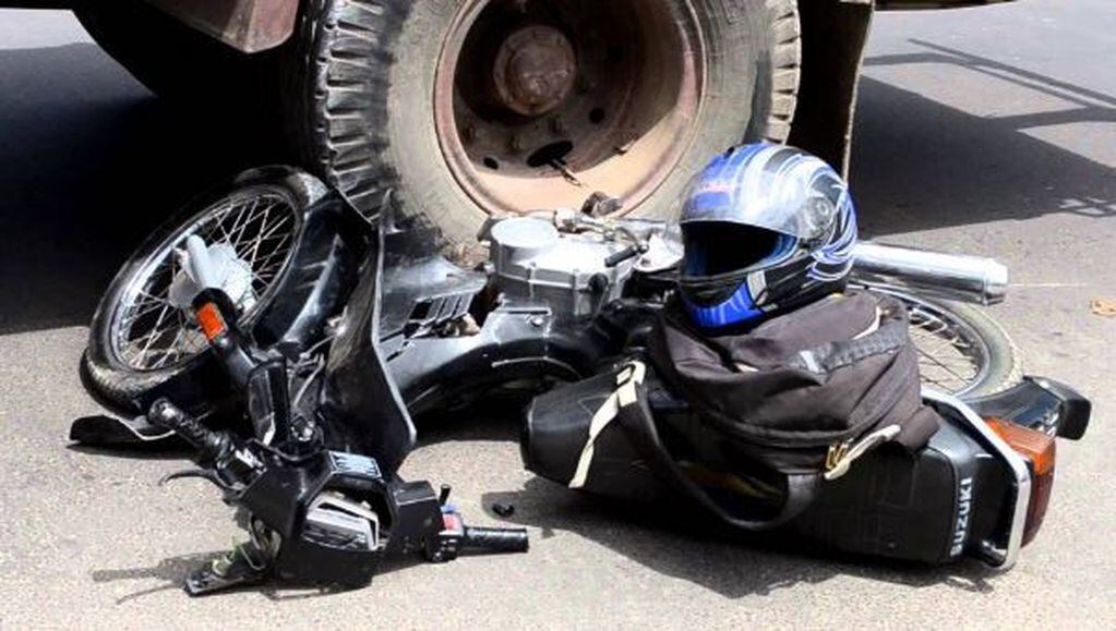 Accidente de moto (Web).