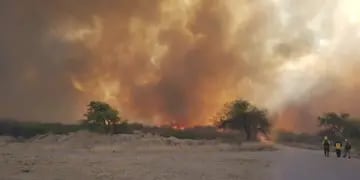 Incendio en el norte de San Luis