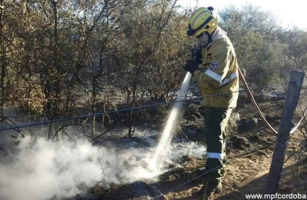 Incendio intencional en la Quebrada del Condorito: dos detenidos. (Foto; Ministerio Público Fiscal).