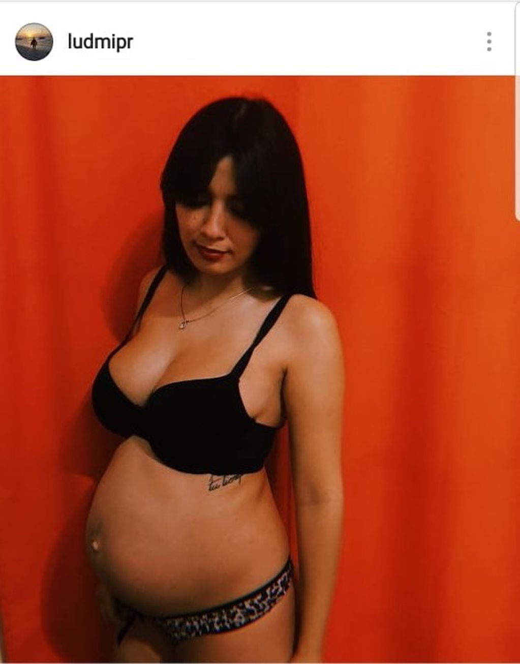 Ludmila Romero publicó las fotos a poco de ser mamá.