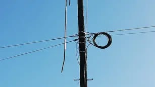 Robo de cables en Las Heras