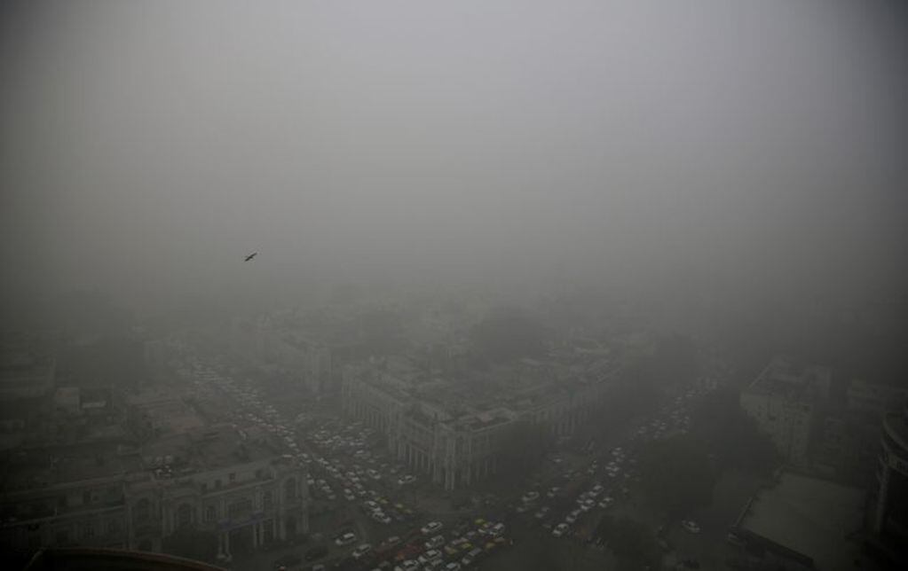 Tormentas de polvo en India. (AP).