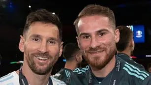 Lionel Messi y Alexis Mac Allister