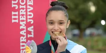 La taekwondista argentina Giulia Sendra obtuvo la medalla de oro