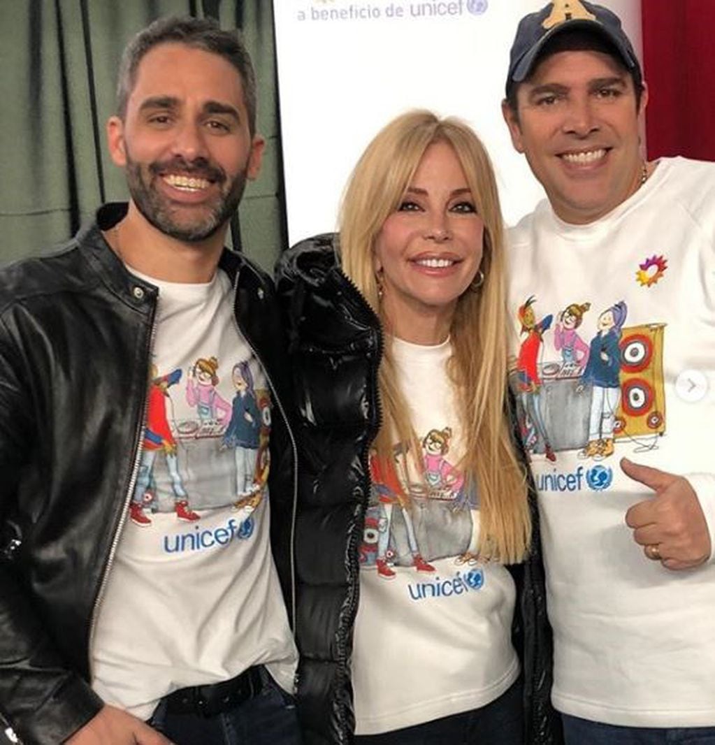 Graciela Alfano y Matías Alé en el evento benéfico (Instagram)