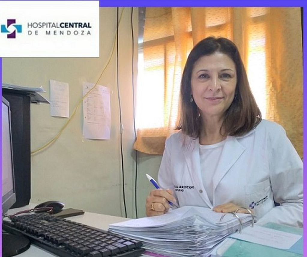 La genetista Viviana Armentano está a cargo del servicio de prevención preconcepcional en el Hospital Central. Gentileza Gobierno de Mendoza
