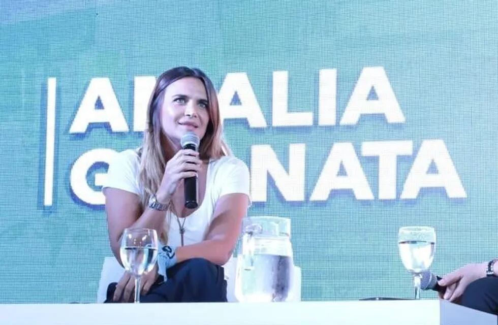 La rosarina criticó la división entre pañuelos celestes y verde frente la discusión sobre violencia de género. (@ameliegranata)