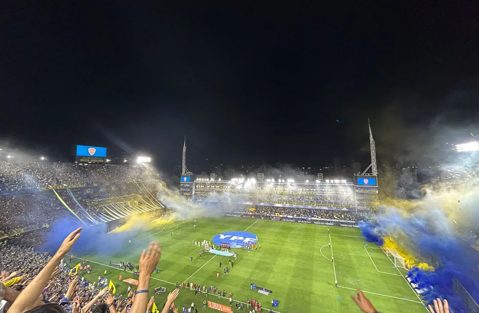 El estadio de Boca ante Atlético Tucumán. (Planeta Boca Juniors en Twitter)