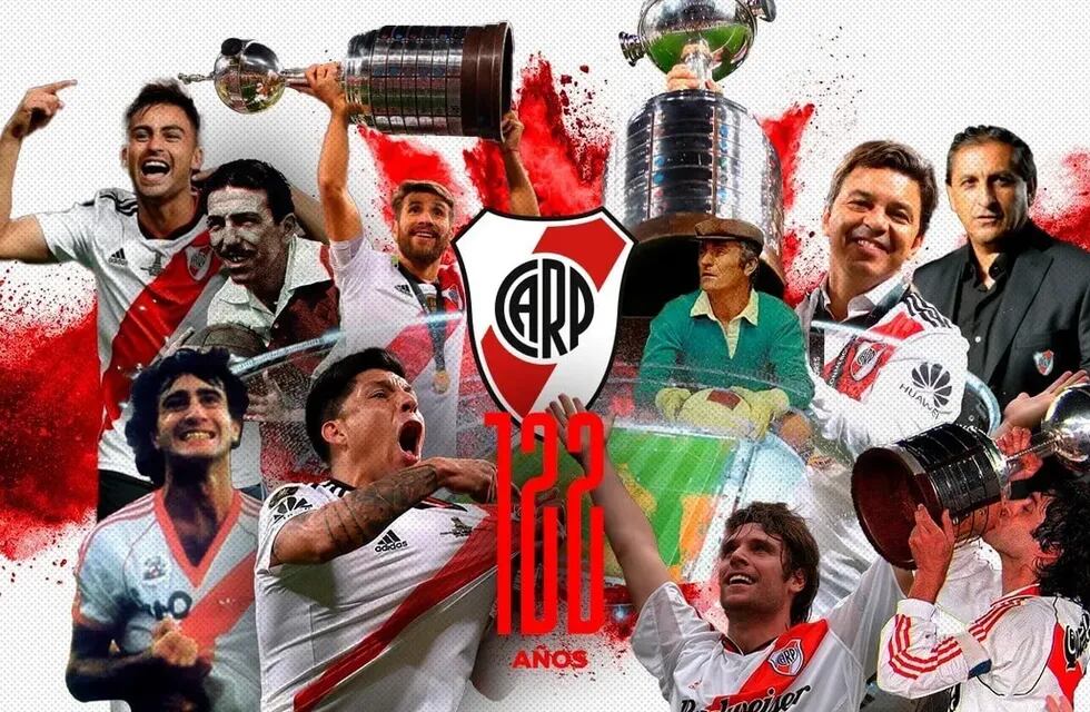 River Plate festeja sus 122 años de vida. Foto: Los Andes.