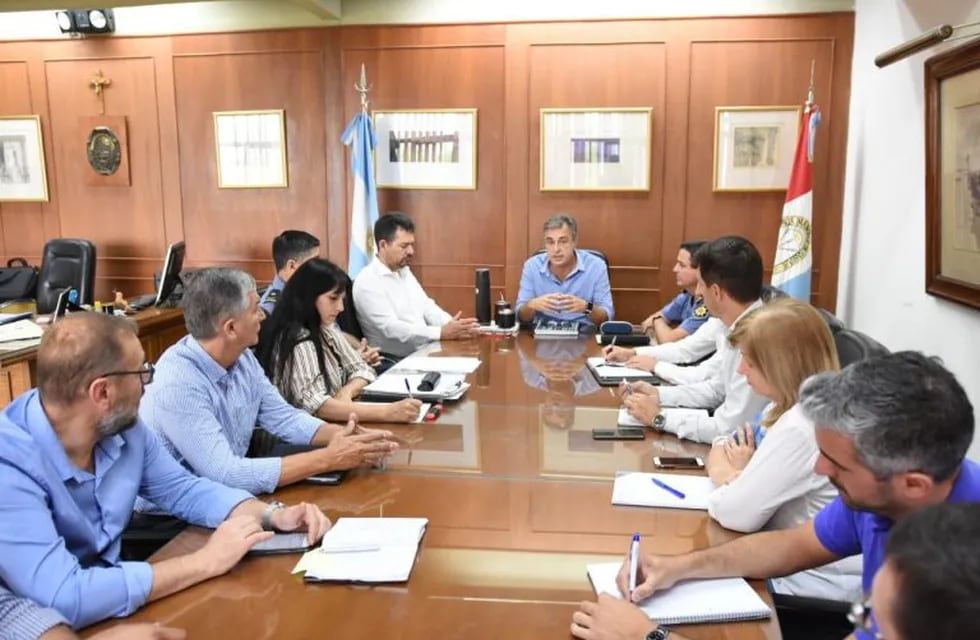 Habrá una nueva reunión en intendencia con el Jefe de la URV, Hernán Ferrero y concejales por seguridad (Prensa Municipalidad de Rafaela)