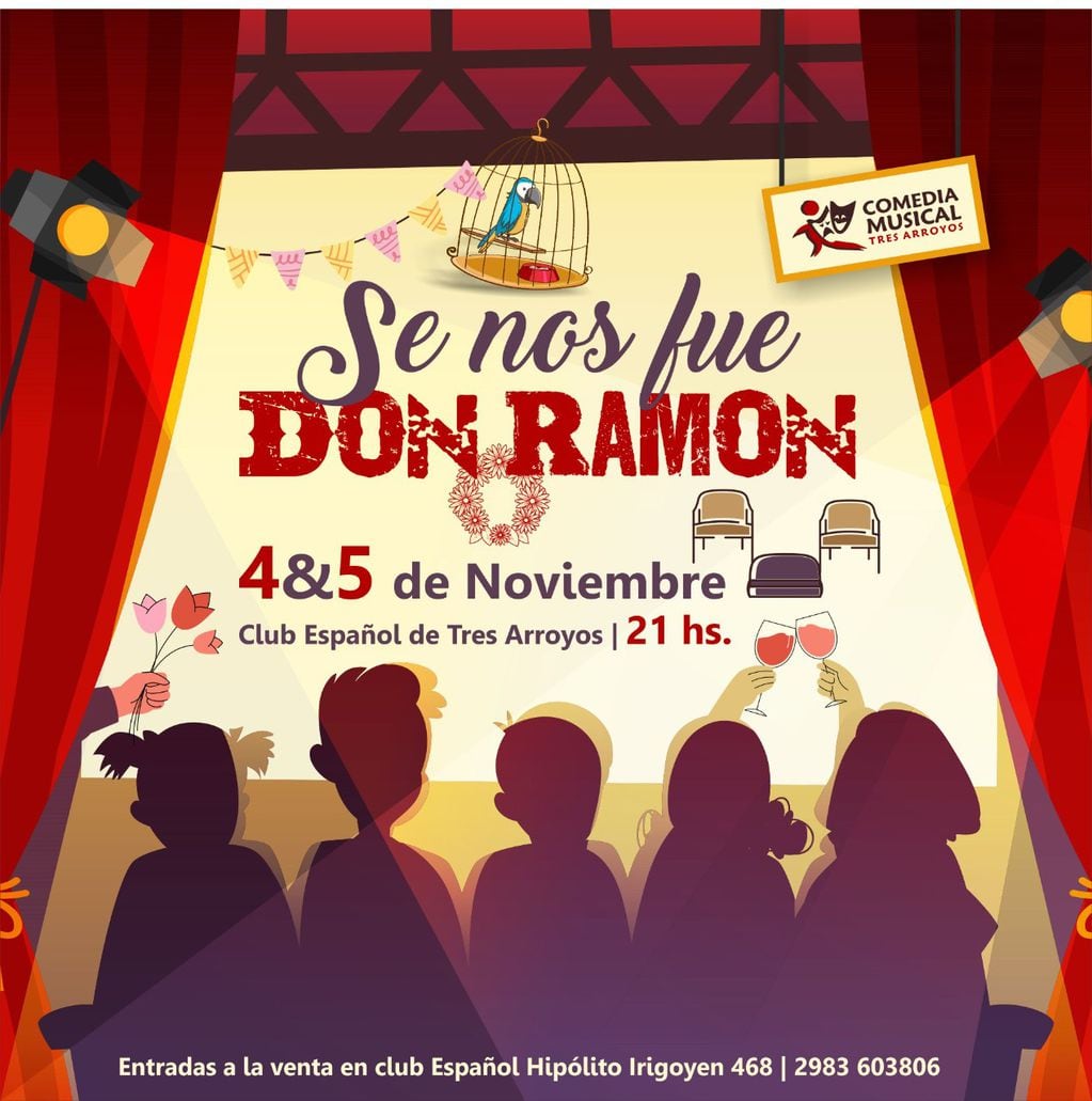 El grupo de Teatro y Comedia Musical de Tres Arroyos pone en escena “Se nos fue Don Ramón”