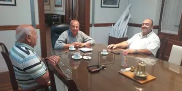 El intendente Carlos Sánchez mantuvo una reunión con representantes del Centro de Formación Laboral de Tres Arroyos
