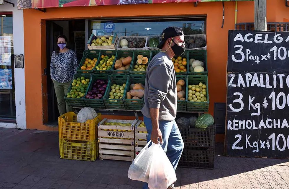 La inflación se siente fuerte en el precio de los alimentos, entre la verdura y la fruta. (Ramiro Pereyra)