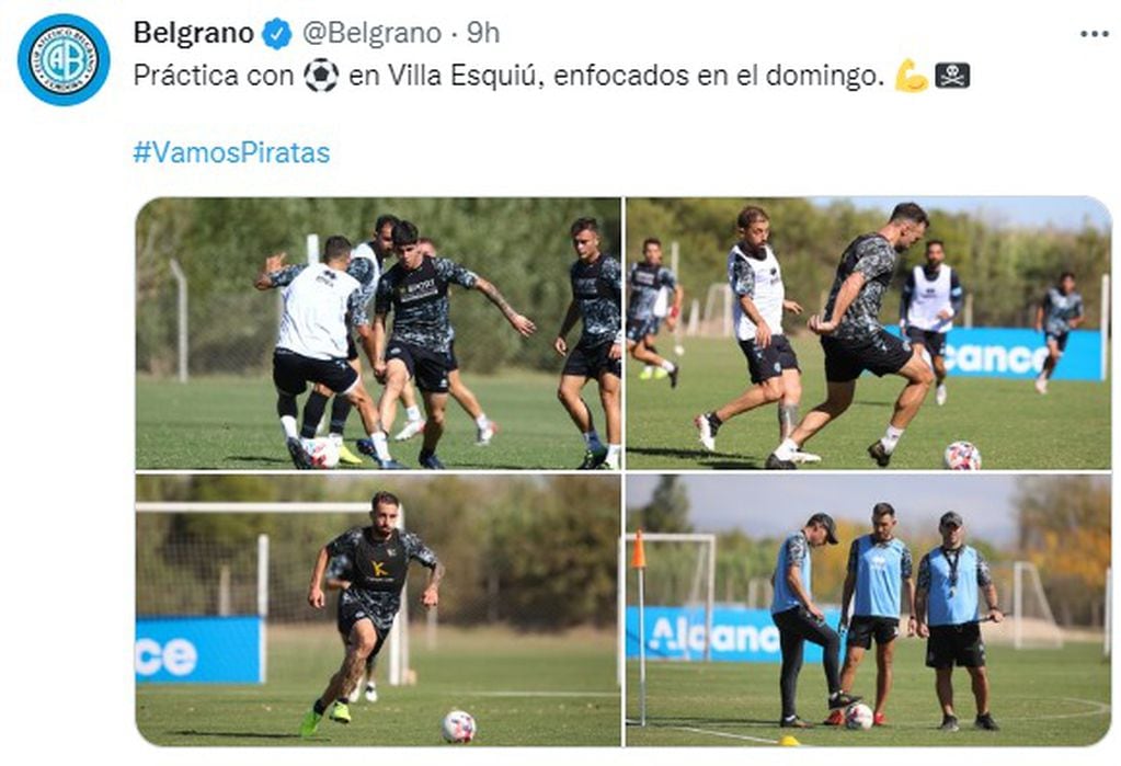 Belgrano, con muchos cambios para recibir a Estudiantes de Río Cuarto el domingo.