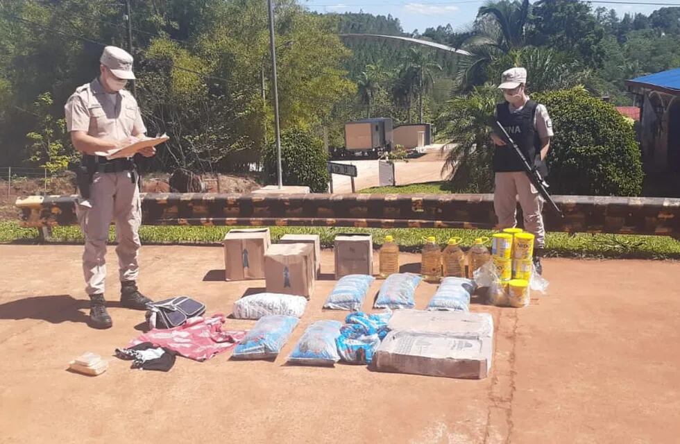 Prefectura Naval secuestró cocaína y mercadería ilegal en Eldorado