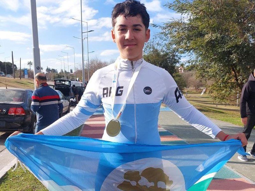 Francisco Romero pedalista de Arroyito participó de los Córdoba Juega