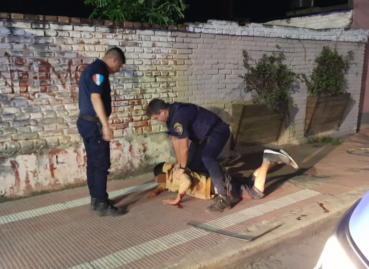 El ladron fue descubierto a través de las cámaras de seguridad.