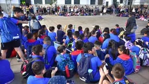 Primer día de clases en Córdoba en medio de un paro decretado por la Uepc. (Ramiro Pereyra/La Voz)