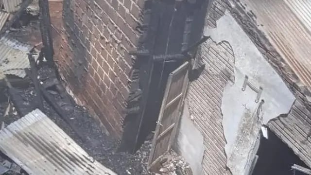 Incendio consumió una casa en El Soberbio