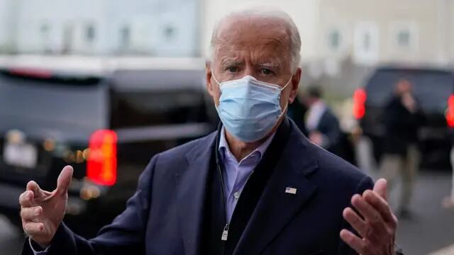 Joe Biden. Obtuvo los 29 votos electorales por el estado de Nueva York. (AP)