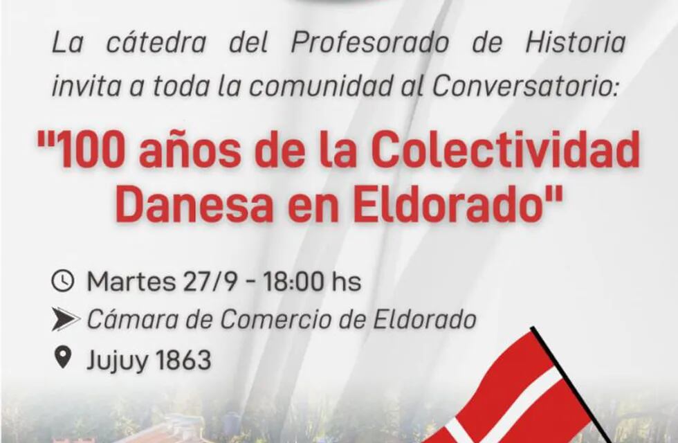 Conversatorio por los 100 años de la Colectividad Danesa en Eldorado