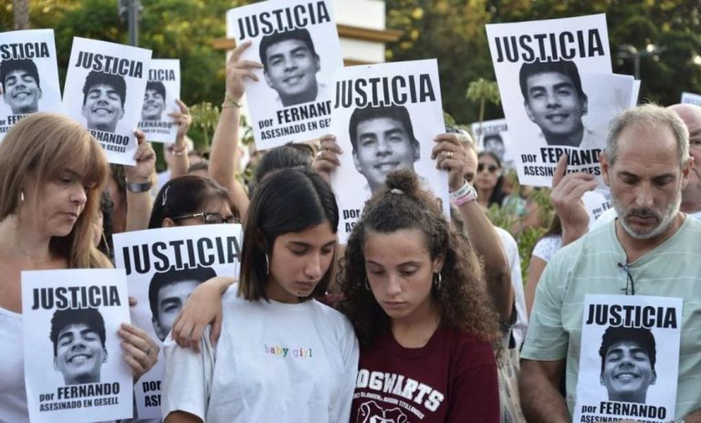 Nuevo pedido de justicia por el crimen de Fernando. (Foto: Federico Imas/Clarín)