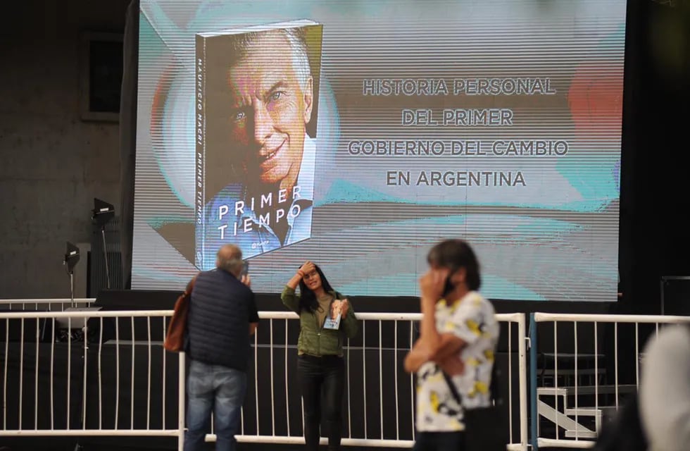 Presentación de "Primer tiempo", el libro de Mauricio Macri (Foto: Clarín)