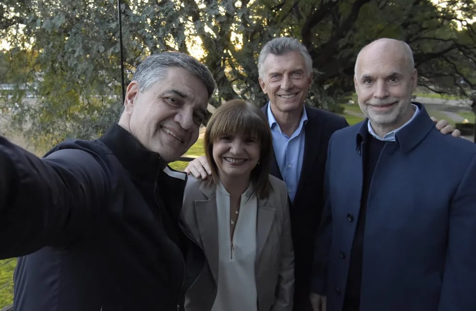 Jorge Macri, Bullrich, Mauricio Macri y Larreta.