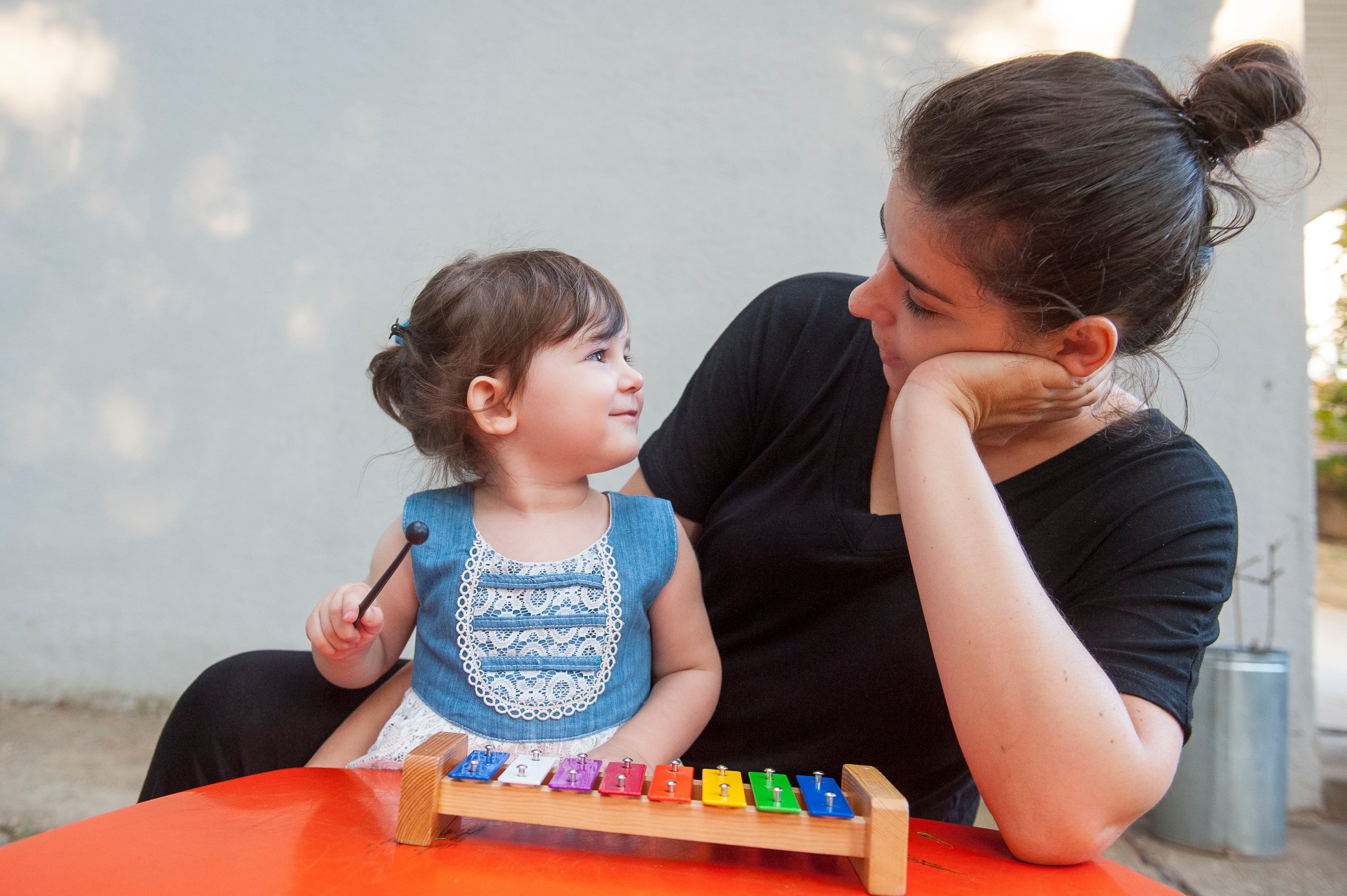 Risovic family
Mother Jovana, father Marko playing with their children Daria(2) and Vuk (4).

