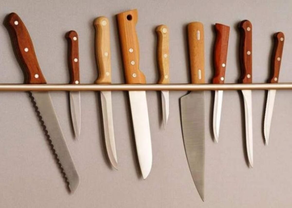 Cuatro formas de organizar tus cuchillos de cocina | Vía Gourmet