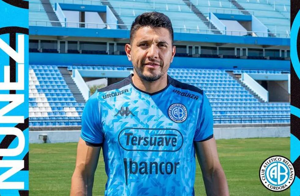 Gervasio Núñez fue oficializado por el club como nuevo refuerzo de Belgrano