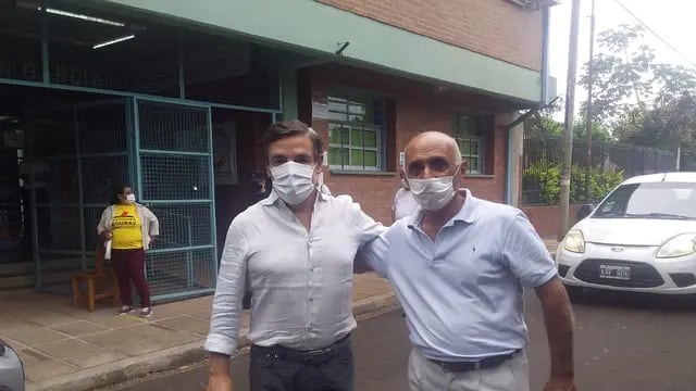 El conductor del Frente Renovador y Presidente de la Cámara, Carlos Eduardo Rovira, sufragó en Posadas