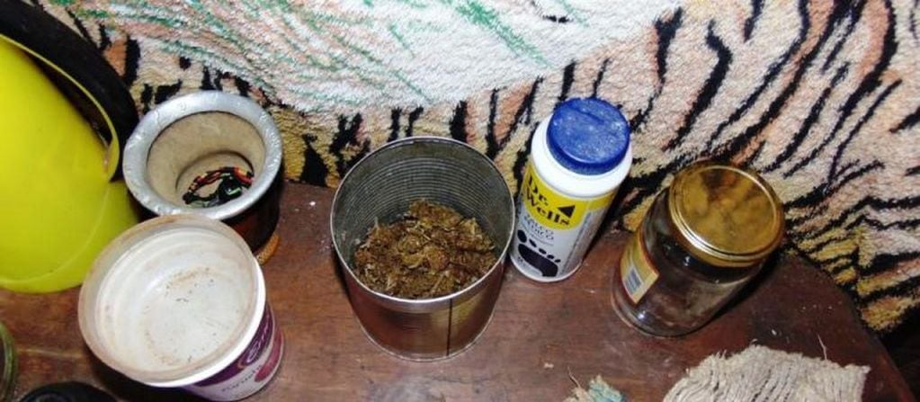 Narcomenudeo en Eldorado. La Policía secuestró 592 gramos de marihuana.