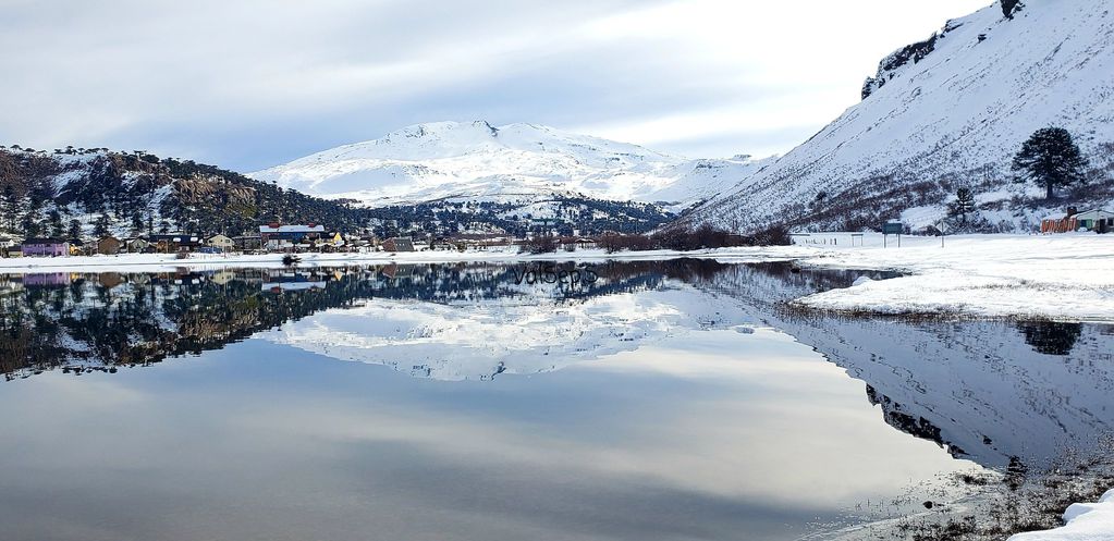 La nevada regaló los mejores paisajes en Caviahue.