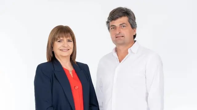 Patricia Bullrich y  Matías Fhurer