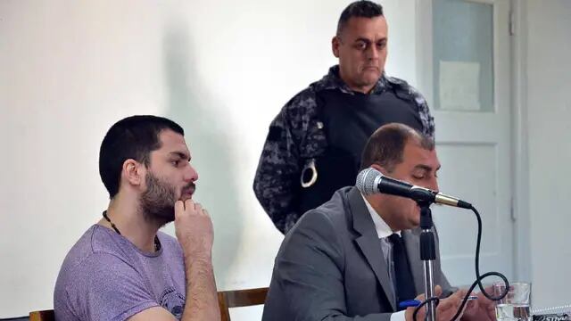 Rodrigo Galán en el juicio por la muerte de Gastón López