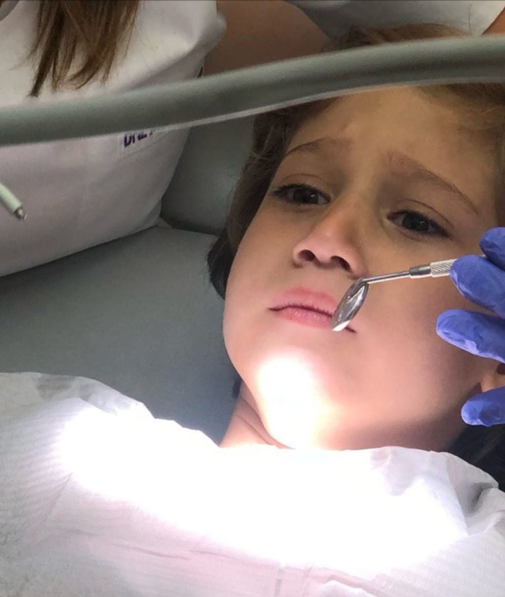 La cara de Momo en el dentista (@Jmena).