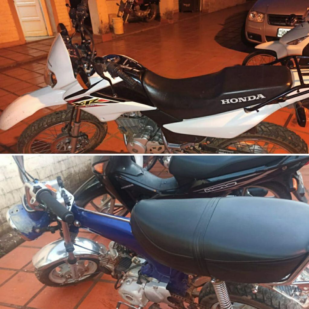 San Javier: la Policía halló tres motocicletas abandonadas