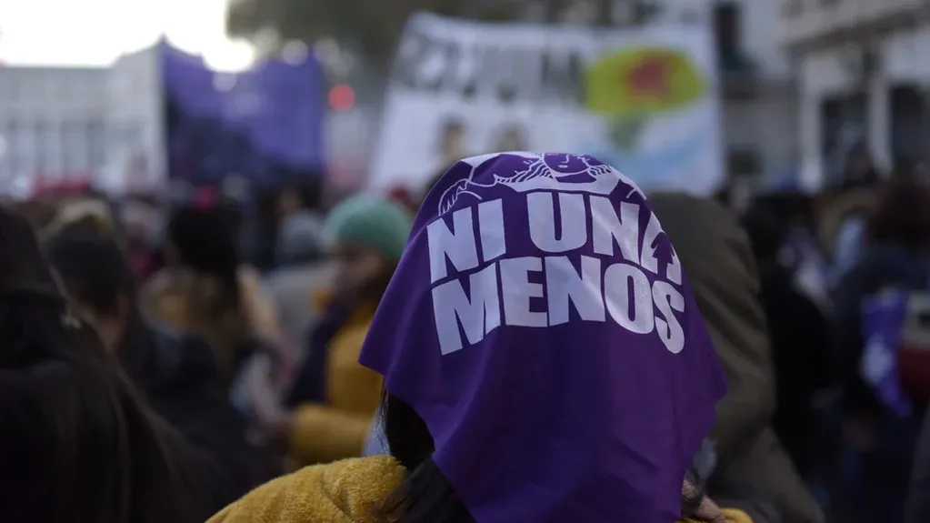 Marcha Ni Una Menos en Buenos Aires.