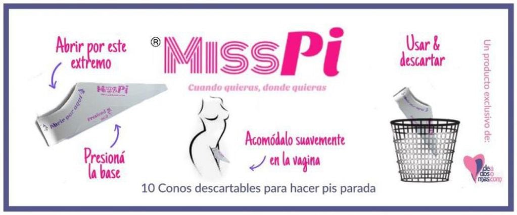 Los conos "Miss Pi" se venden por Instagram.