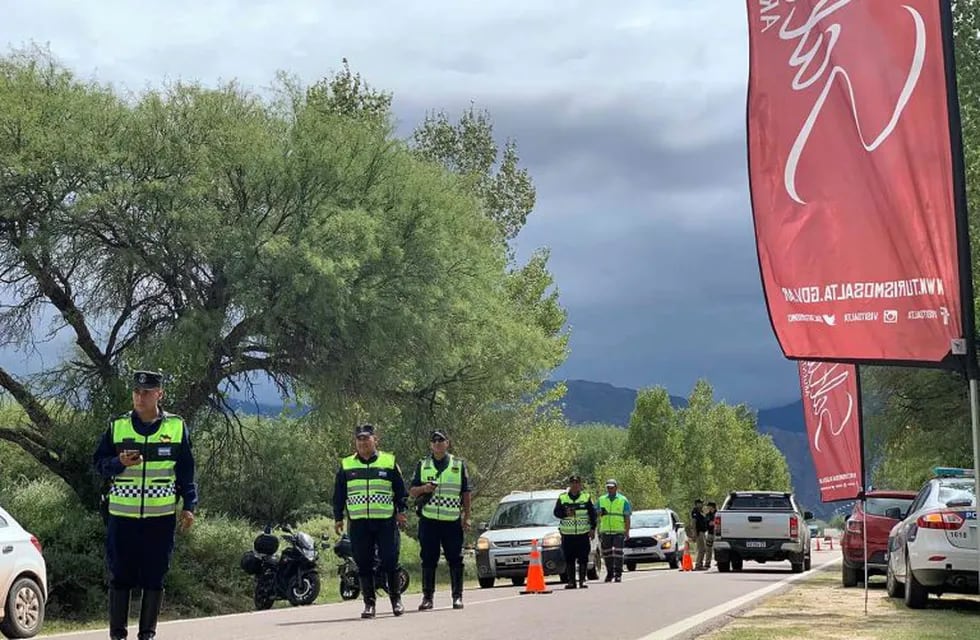 Controles viales en Salta. (Policía de Salta)