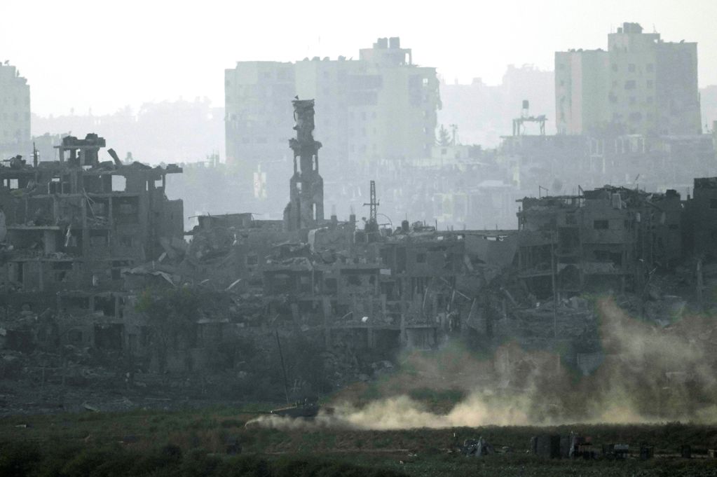Bombardeos en la Franja de Gaza. (AP)