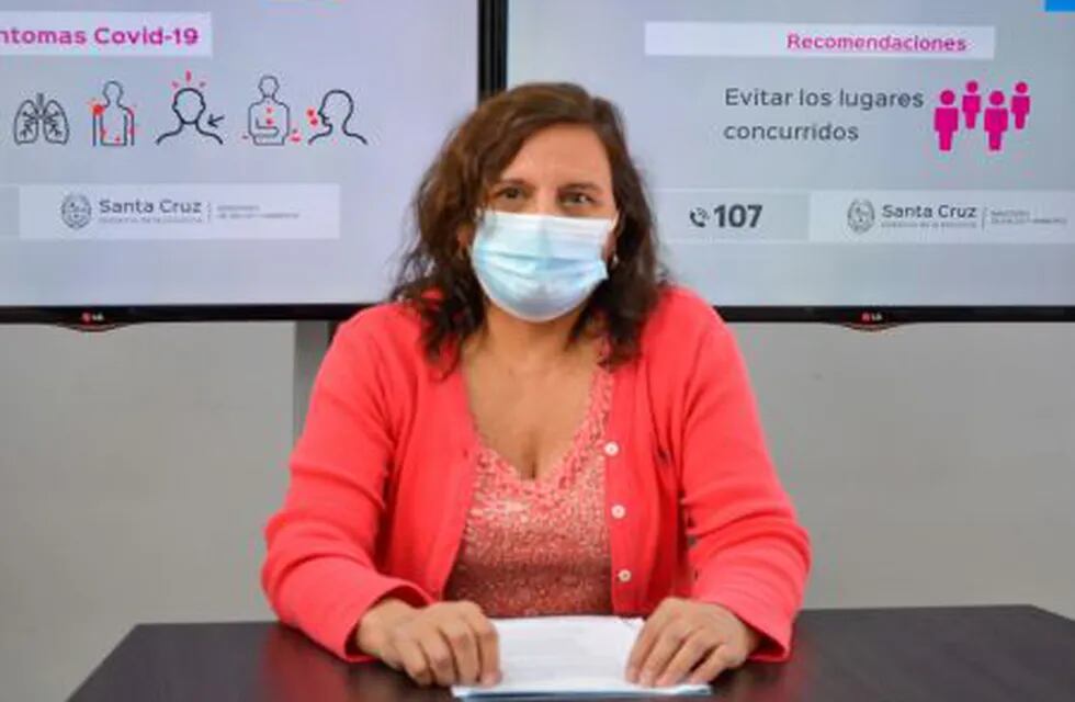 Reporte diario de la Directora Provincial de Enfermería, María Inés Basualdo