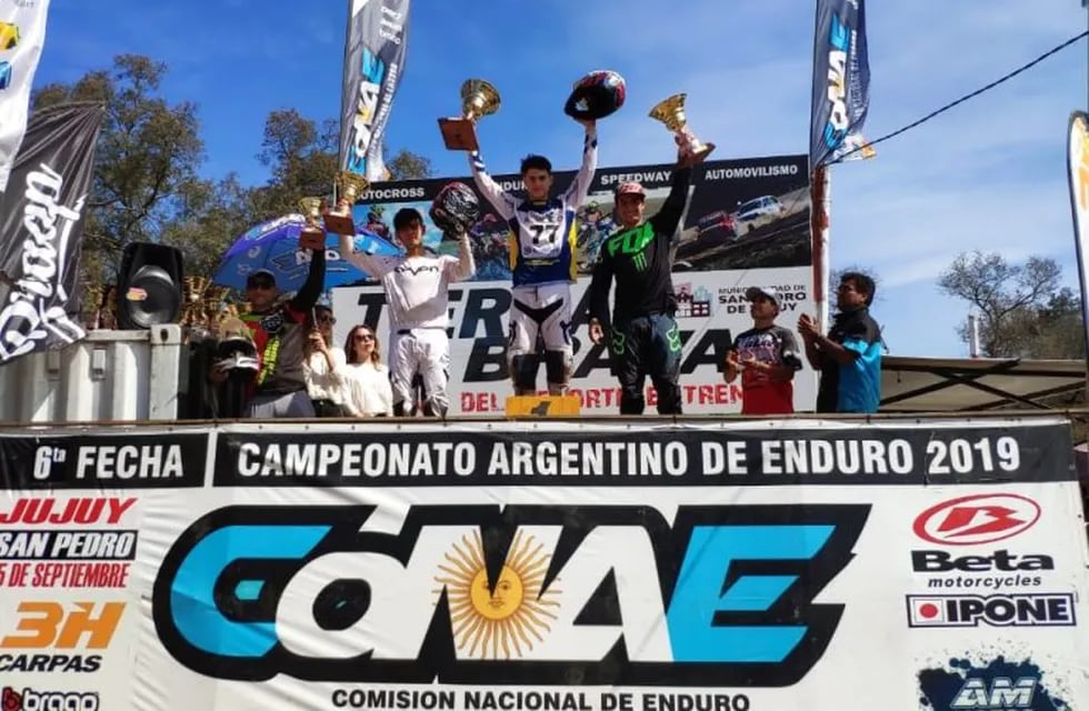 Luciano Robledo se subió nuevamente a lo más alto del podio y de esta manera logró consagrarse Campeón Argentino en la categoría Junior B