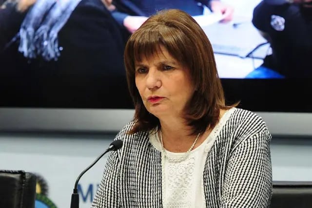 La ministra de Seguridad Patricia Bullrich. (Foto DyN)