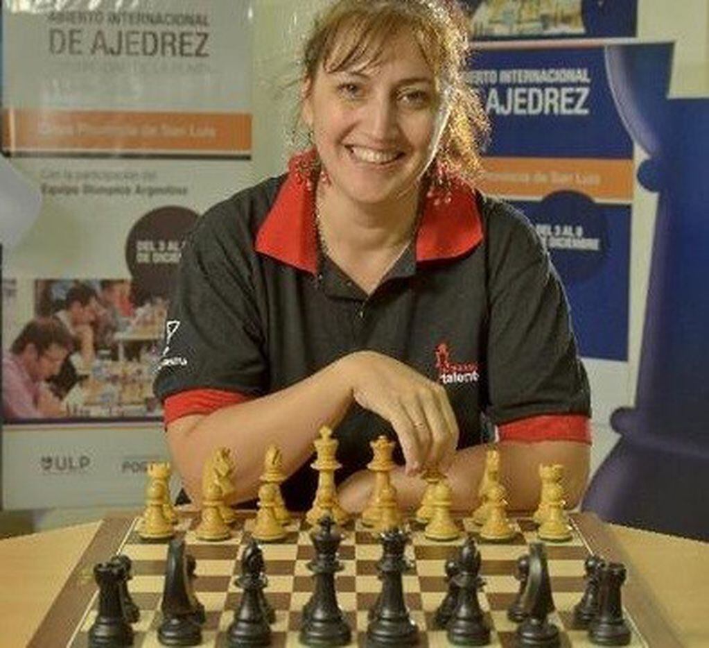 Claudia Amura,jefa del programa Ajedrez ULP.