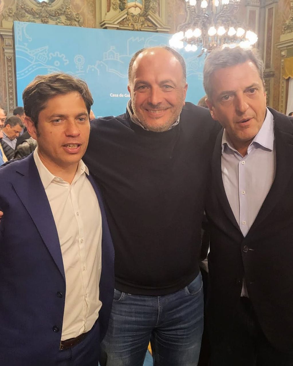Pablo Garate se reunió con Massa y Kicillof