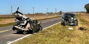 Accidente de transito fatal con dos fallecidos en las en la Ruta 3 cerca de Cascallares