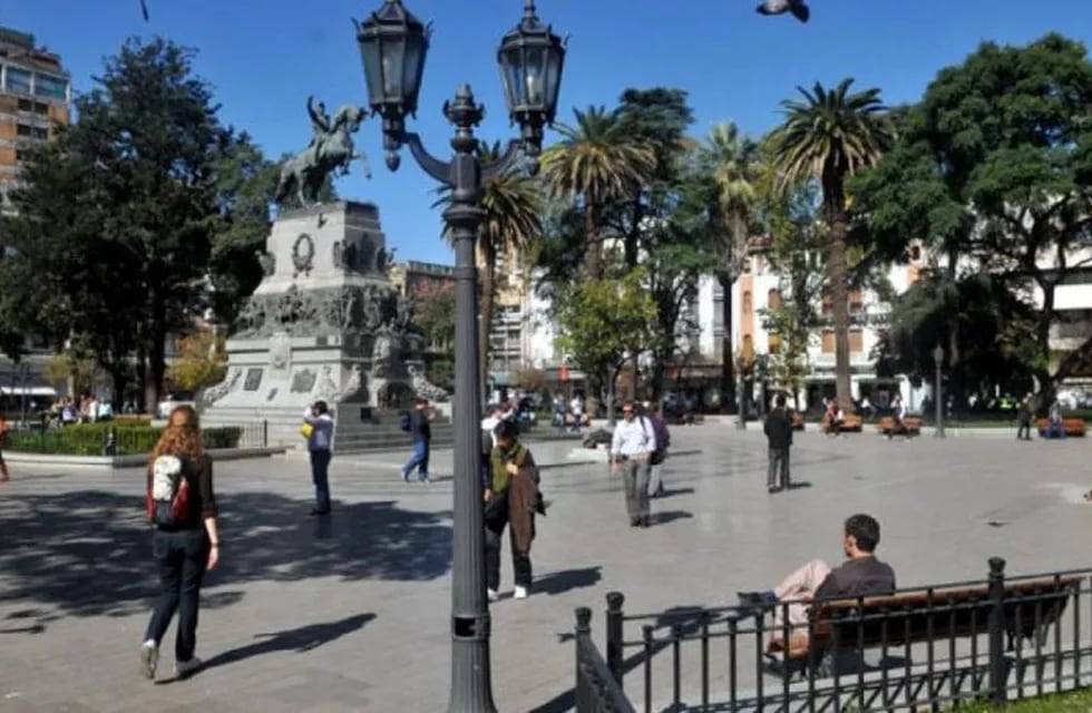 Plaza San Martín uno de los lugares mencionados por las chicas.