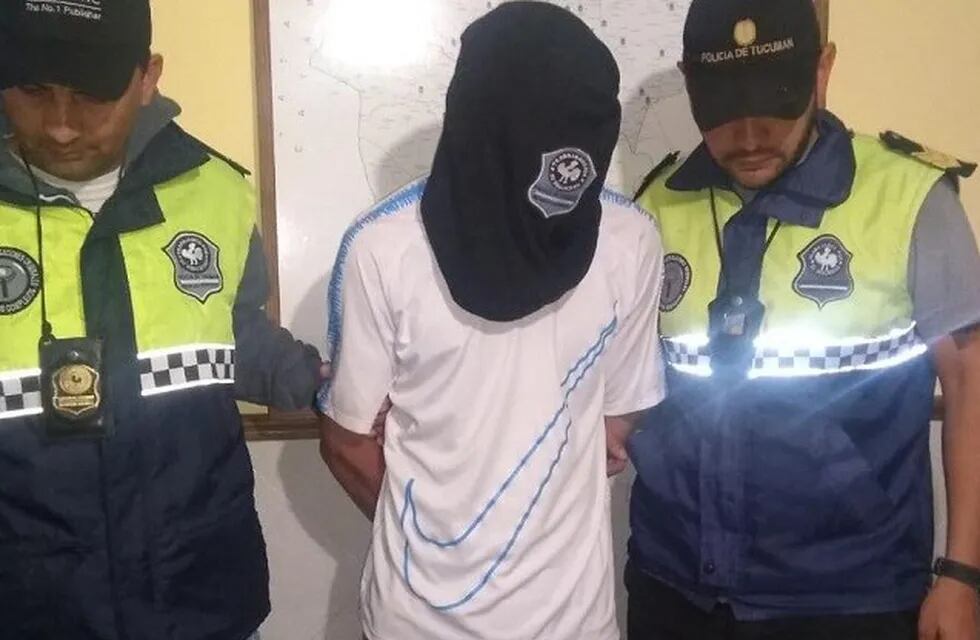 Tafí Viejo: arrebató un celular y terminó detenido. (Foto: Policía de Tucumán)